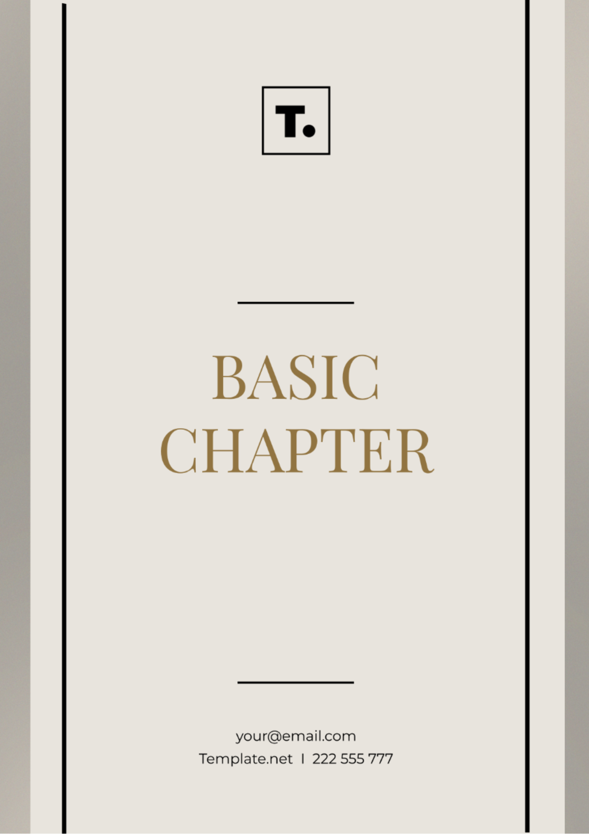 Basic Chapter Template