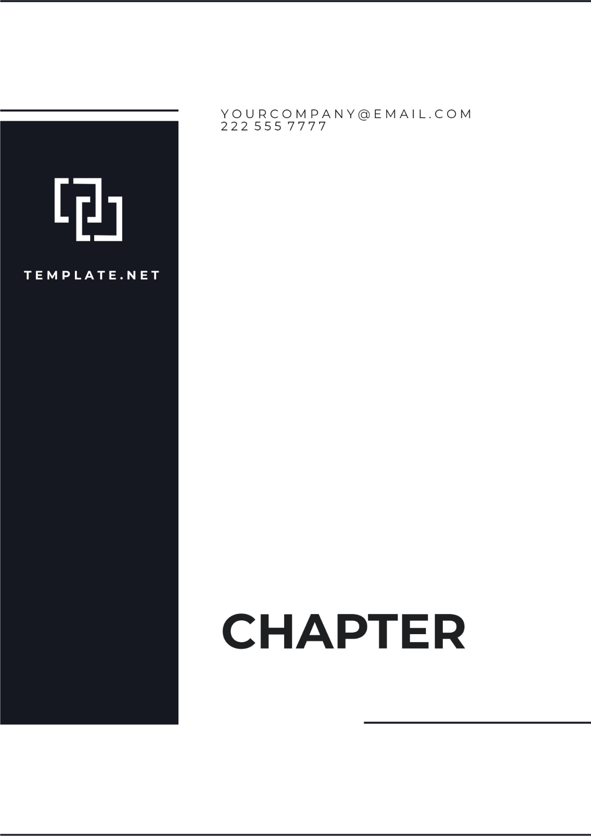 Basic Chapter Template - Edit Online & Download