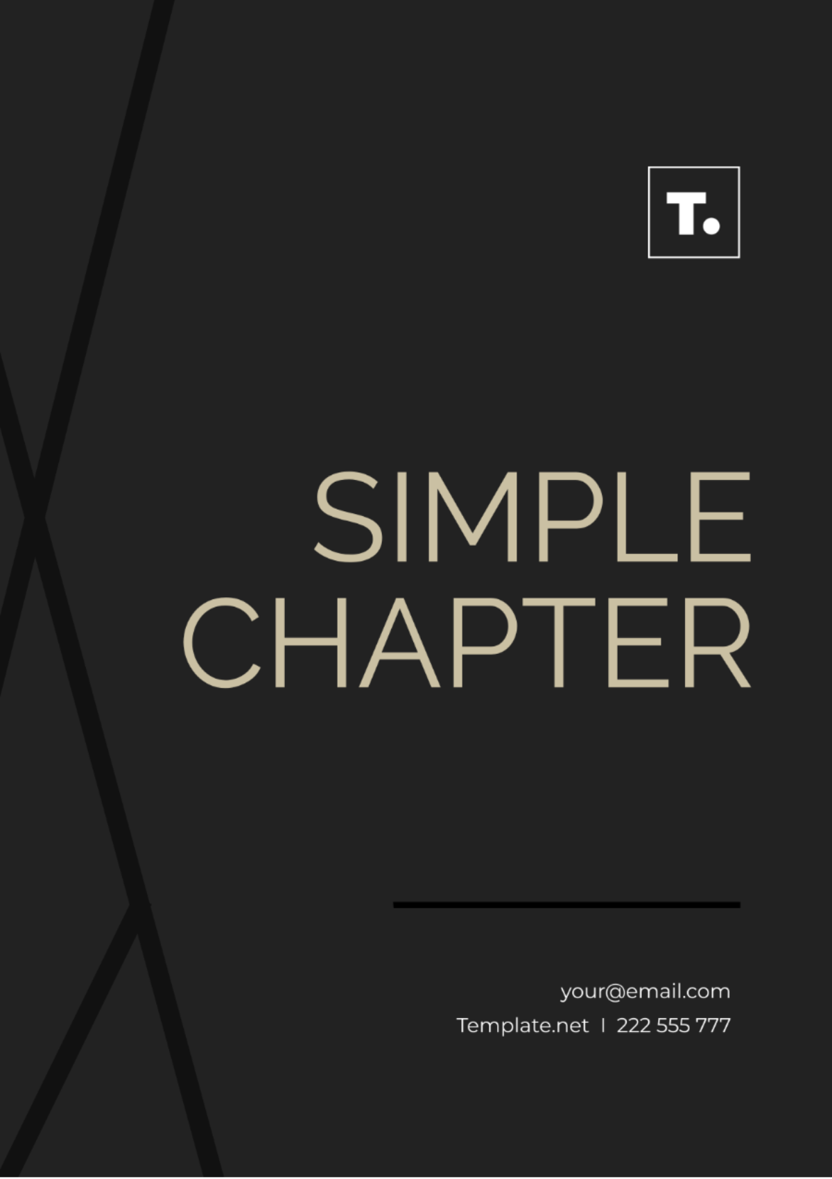 Simple Chapter Template