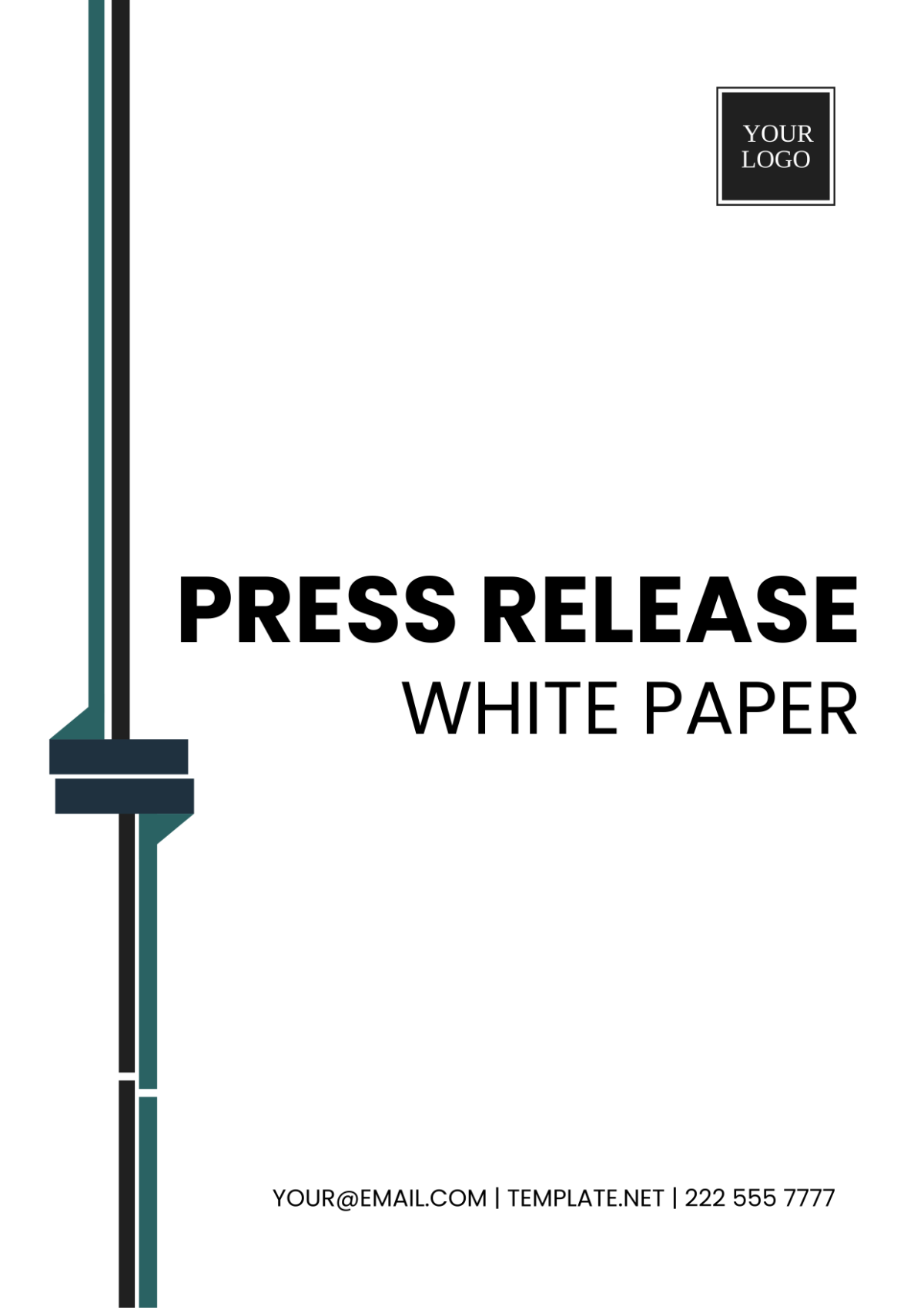Free Press Release White Paper Template