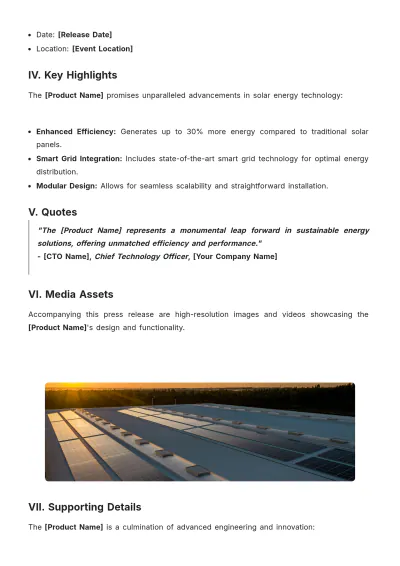 Free Press Release White Paper Template to Edit Online