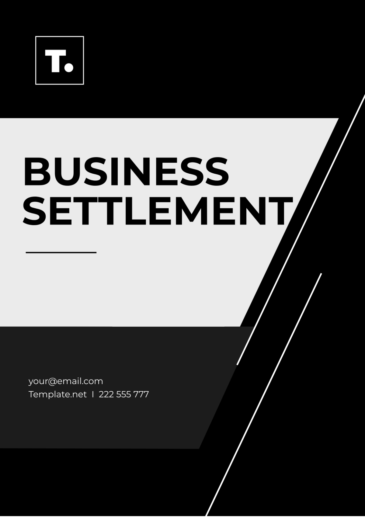 Business Settlement Template
