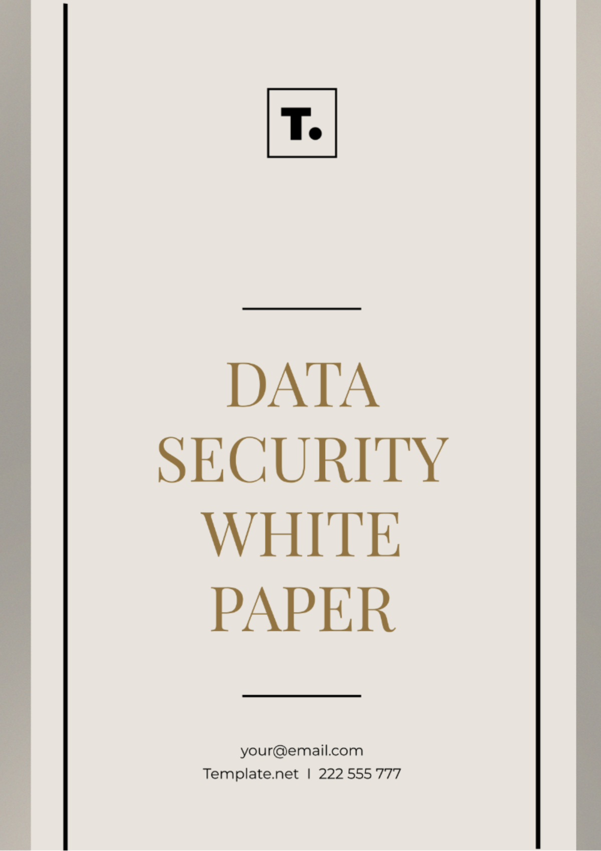 Free Data Security White Paper Template