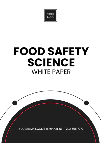 Free Food Safety Science White Paper Template to Edit Online