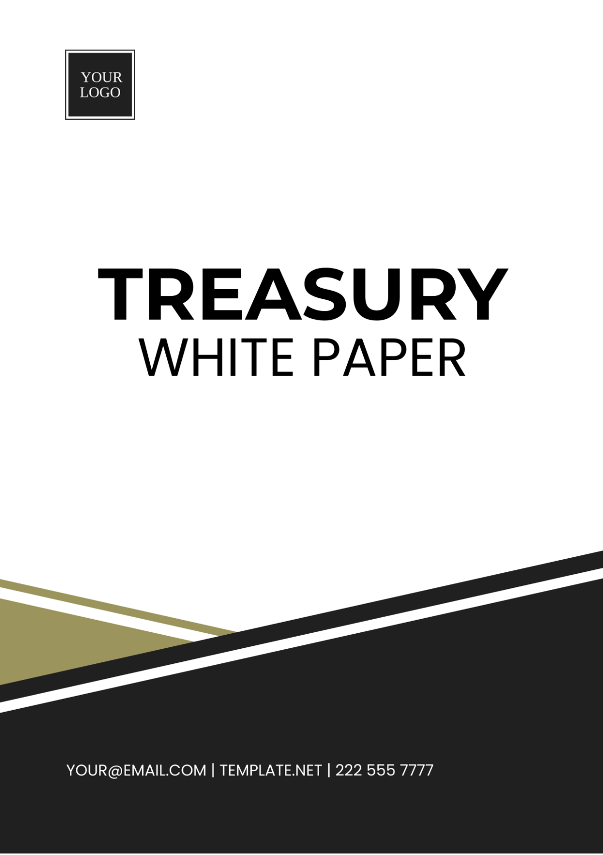 Treasury White Paper Template