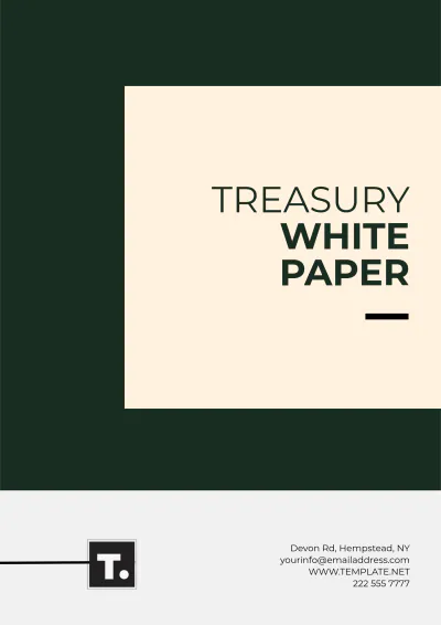 Free Treasury White Paper Template to Edit Online