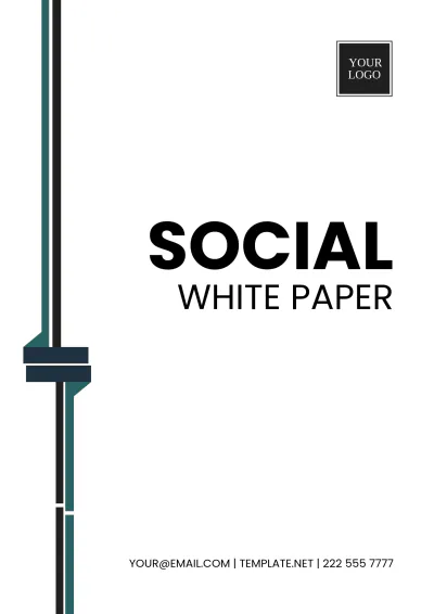 Free Social White Paper Template to Edit Online