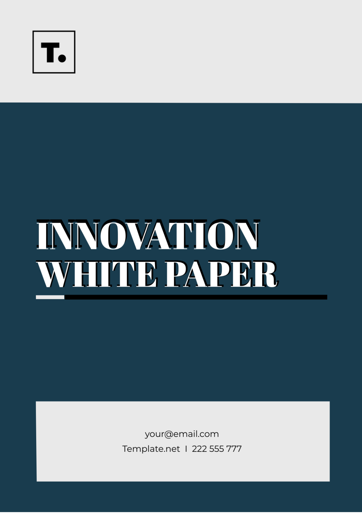 Free Innovation White Paper Template