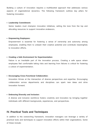 Free Innovation White Paper Template to Edit Online