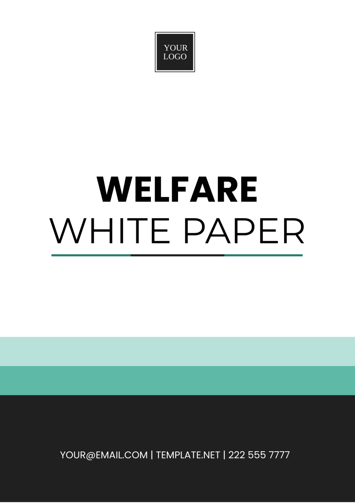Welfare White Paper Template