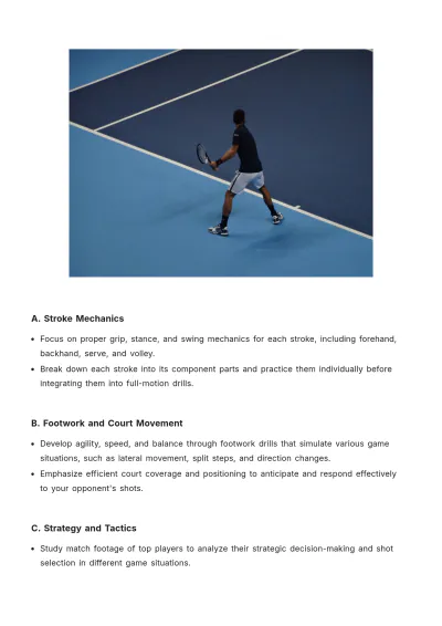 Free Tennis Article Template to Edit Online