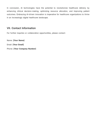 Free Creative White Paper Template to Edit Online