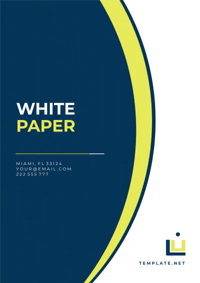 Free Modern White Paper Template to Edit Online