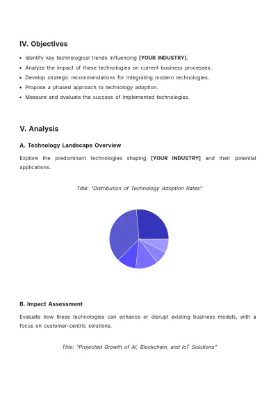 Free Modern White Paper Template to Edit Online
