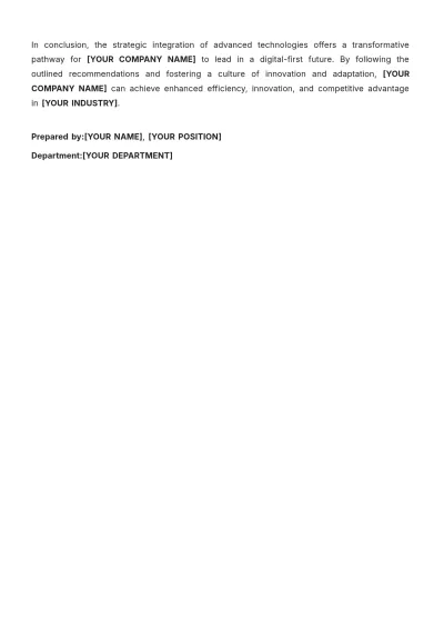 Free Modern White Paper Template to Edit Online