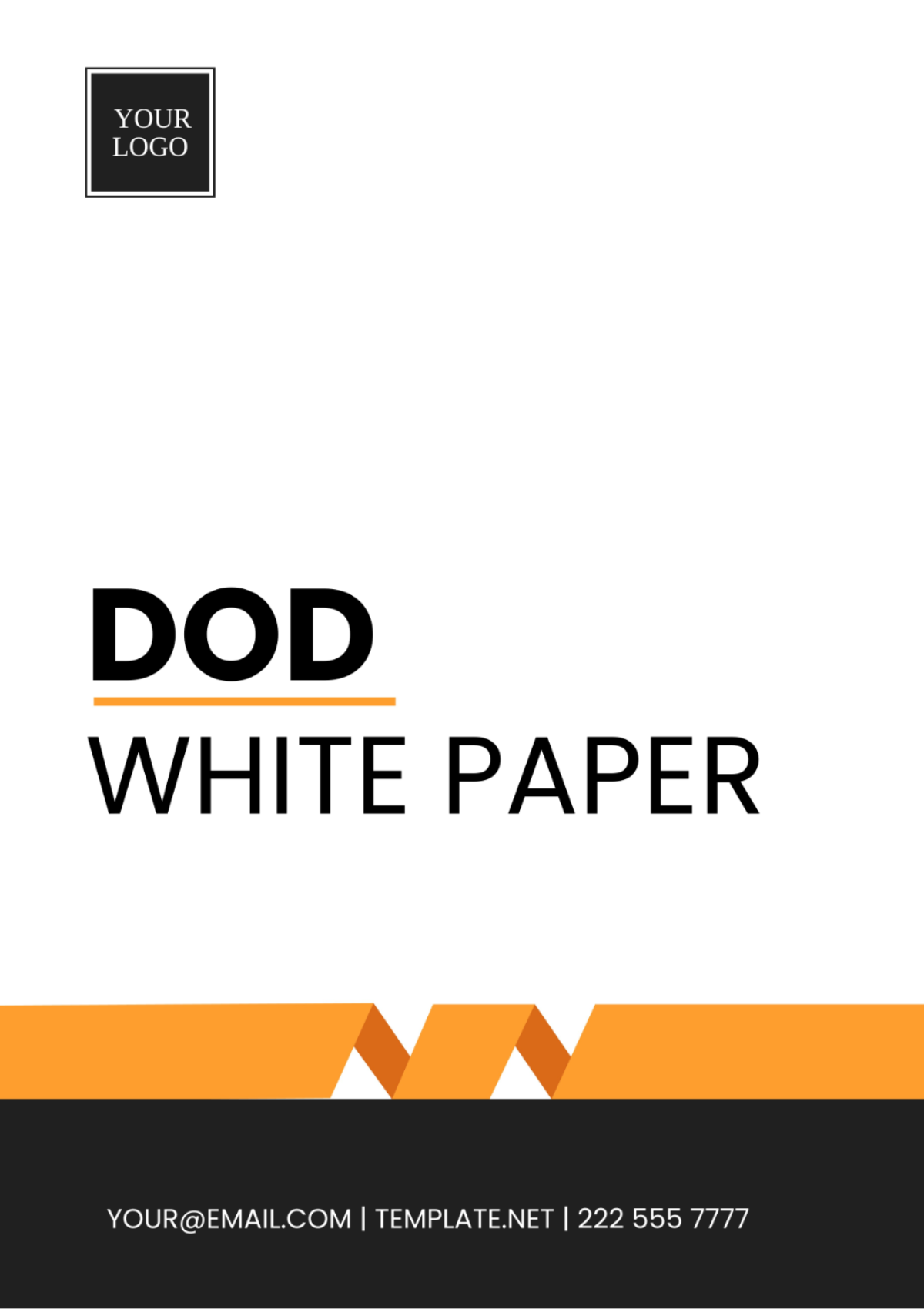 DOD White Paper Template