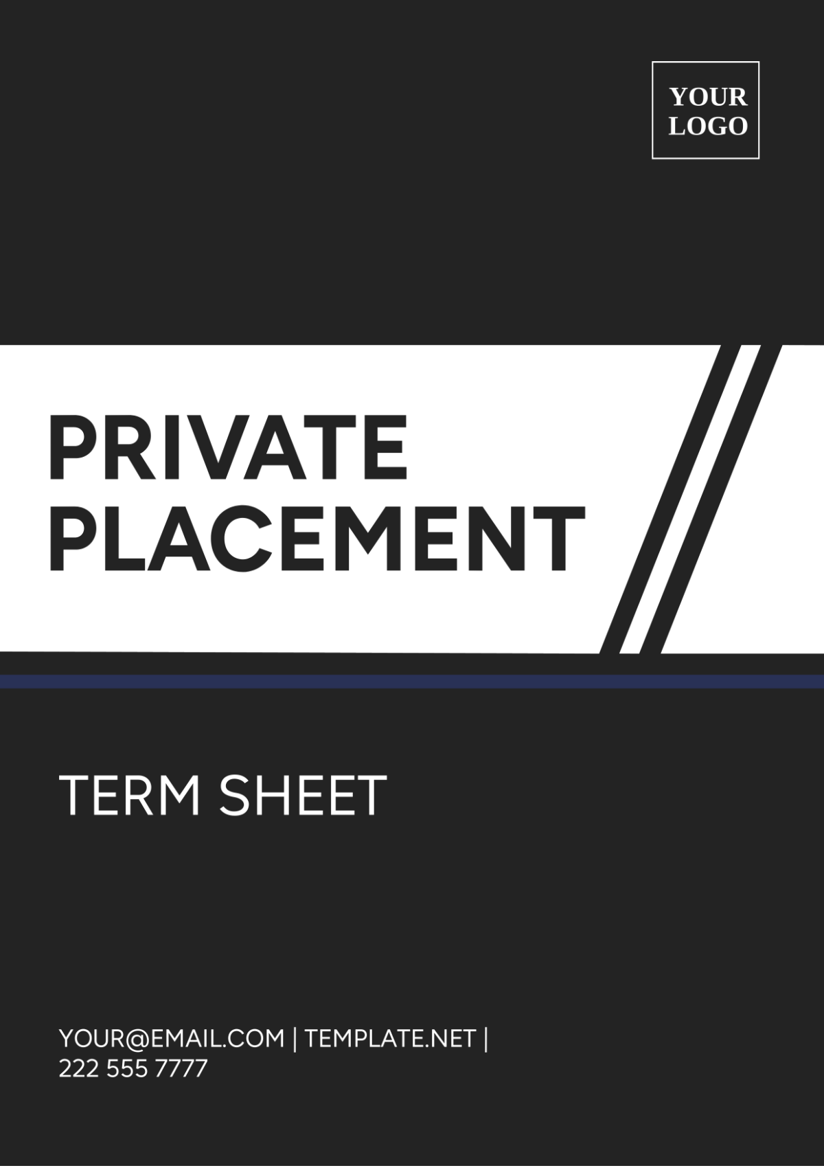 Private Placement Term Sheet Template - Edit Online & Download