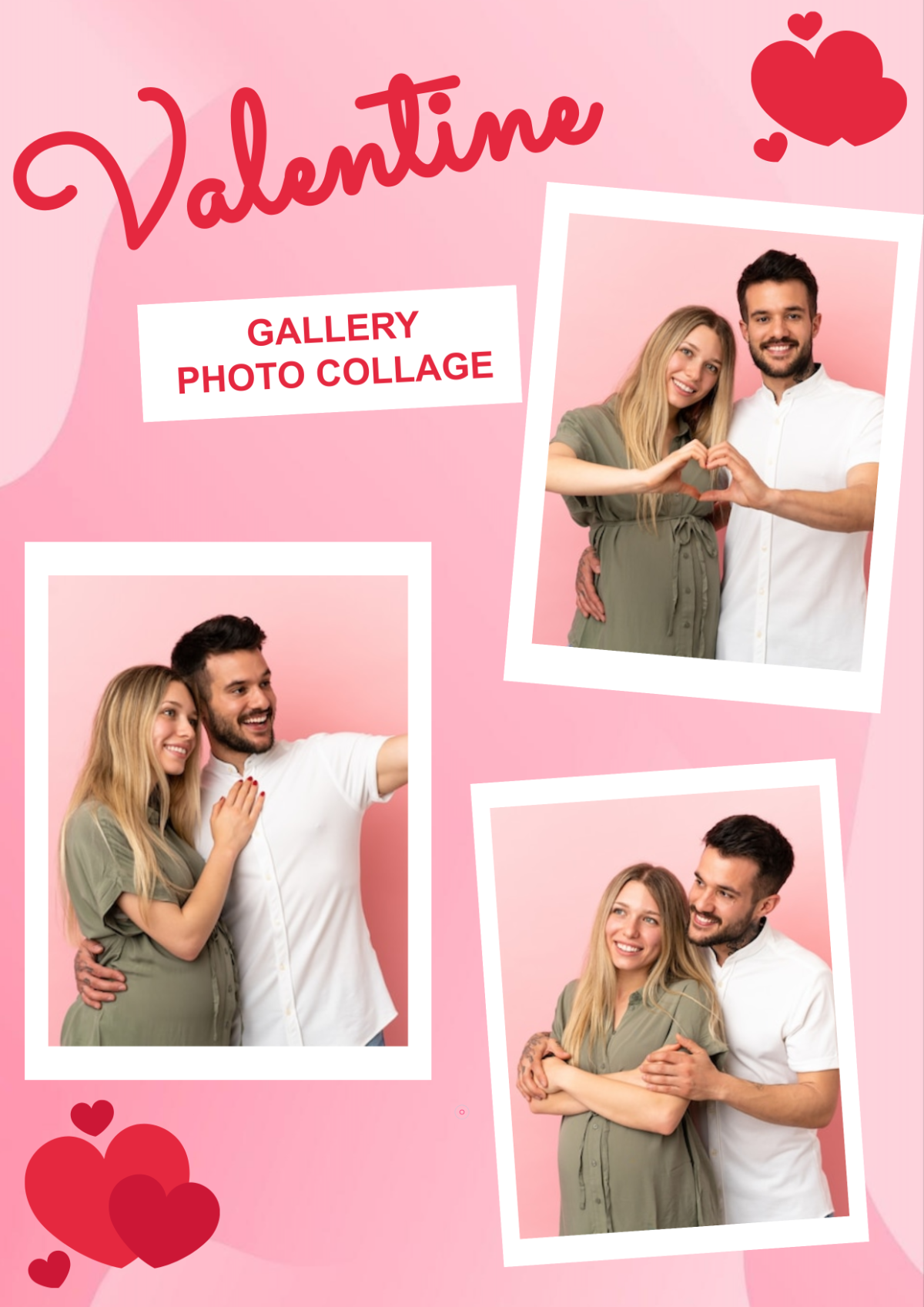 Free Valentine Gallery Photo Collage Template