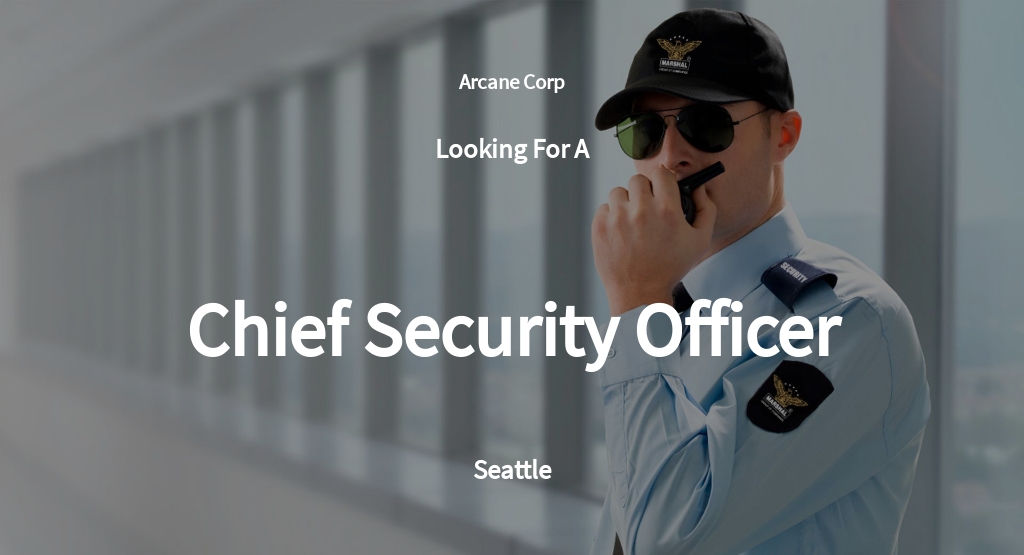Free Chief Security Officer Job Ad/Description Template.jpe