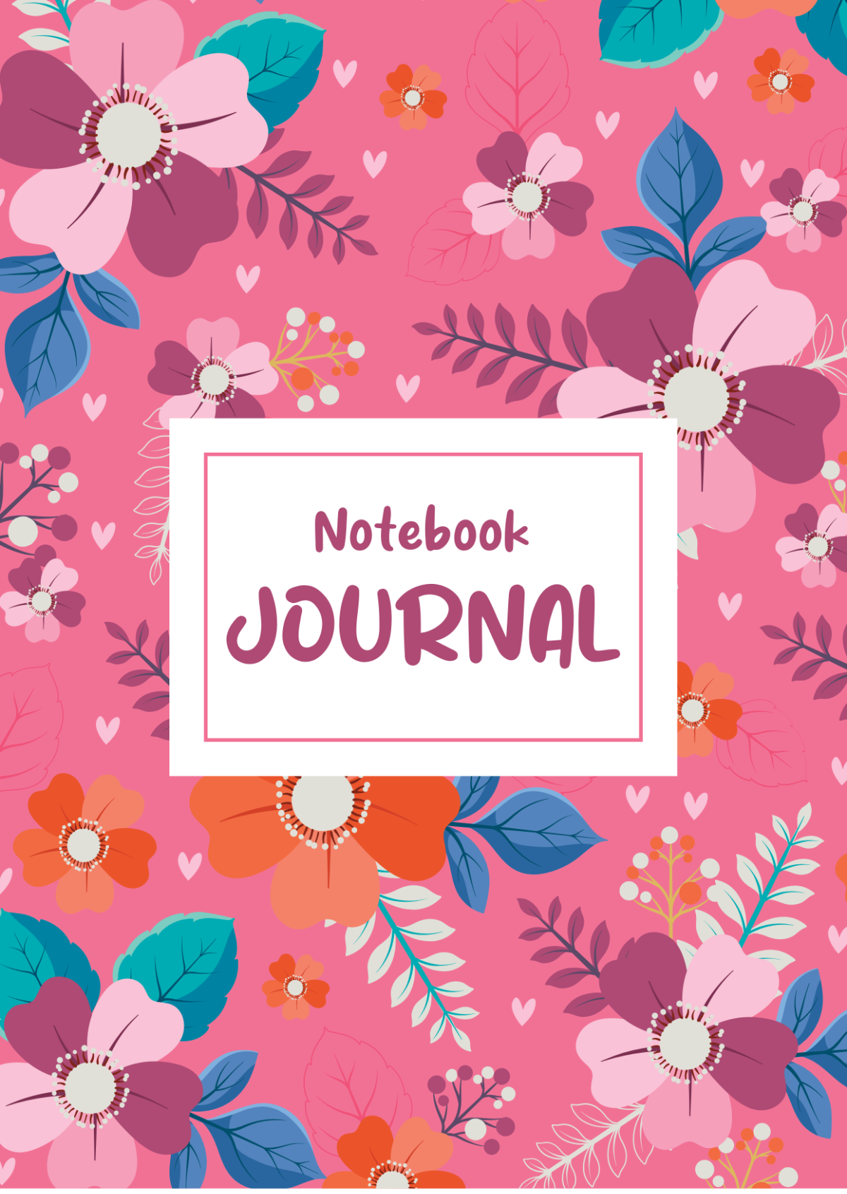 Free Pretty Notebook Journals Template