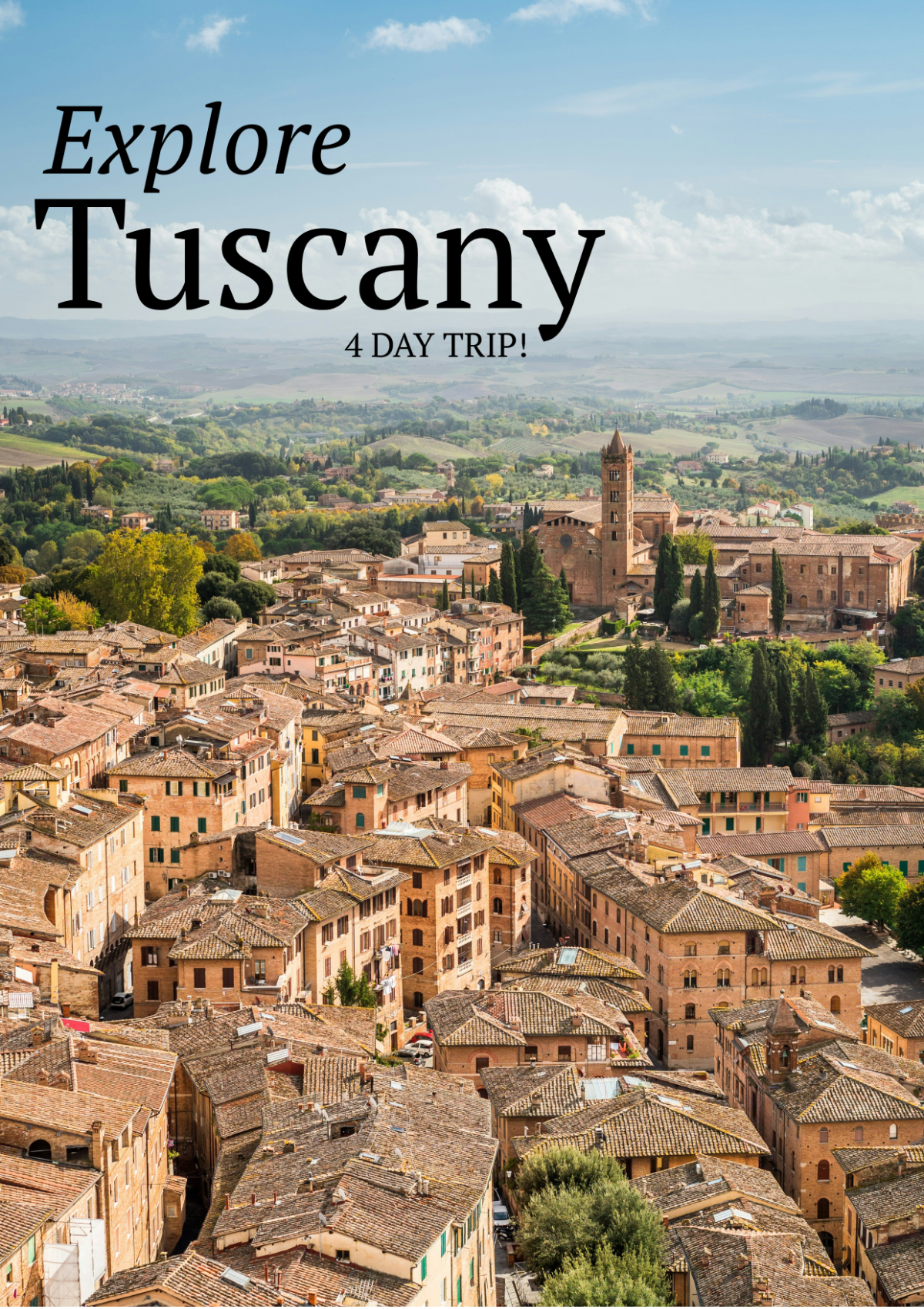4 Day Tuscany Itinerary Template