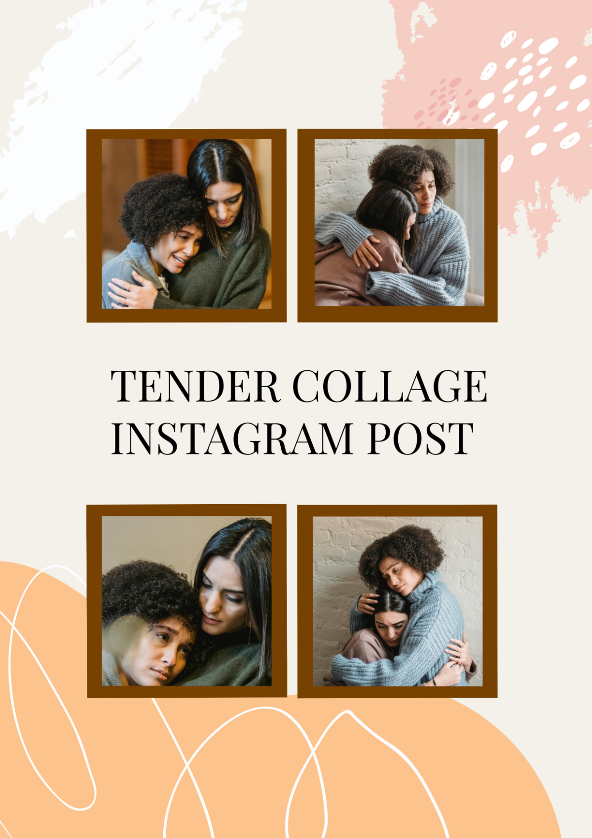 Tender Collage Instagram Post