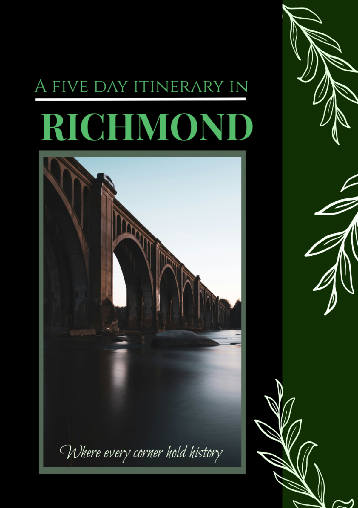 Richmond Itinerary Template