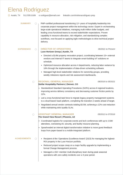 Free Career Change ATS Resume Summary Template, AI Resume Builder