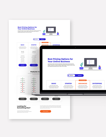 Creative SaaS Pricing Page Download