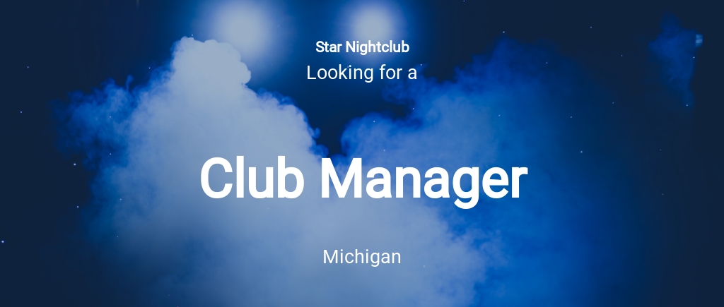 Free Club Manager Job Description Template.jpe