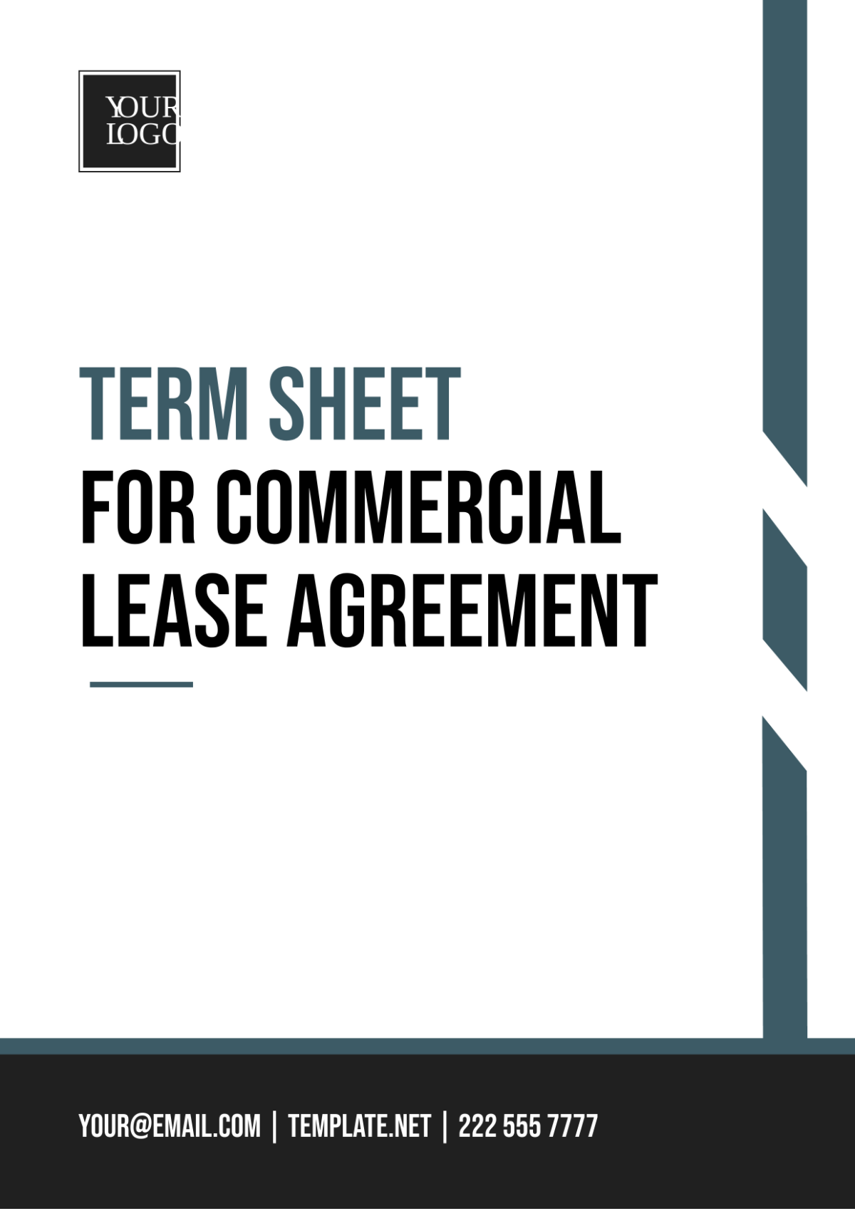 Term Sheet for Commercial Lease Agreement Template