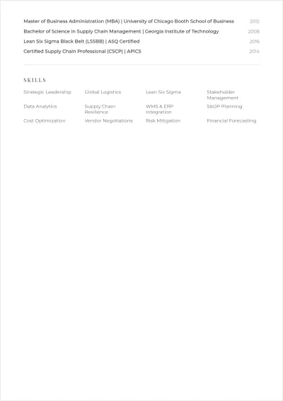 Free Senior-Level ATS Resume Summary Template, AI Resume Builder
