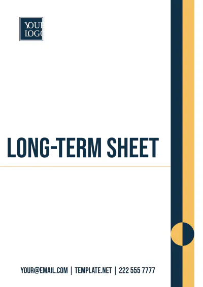 Free Long Term Sheet Template to Edit Online