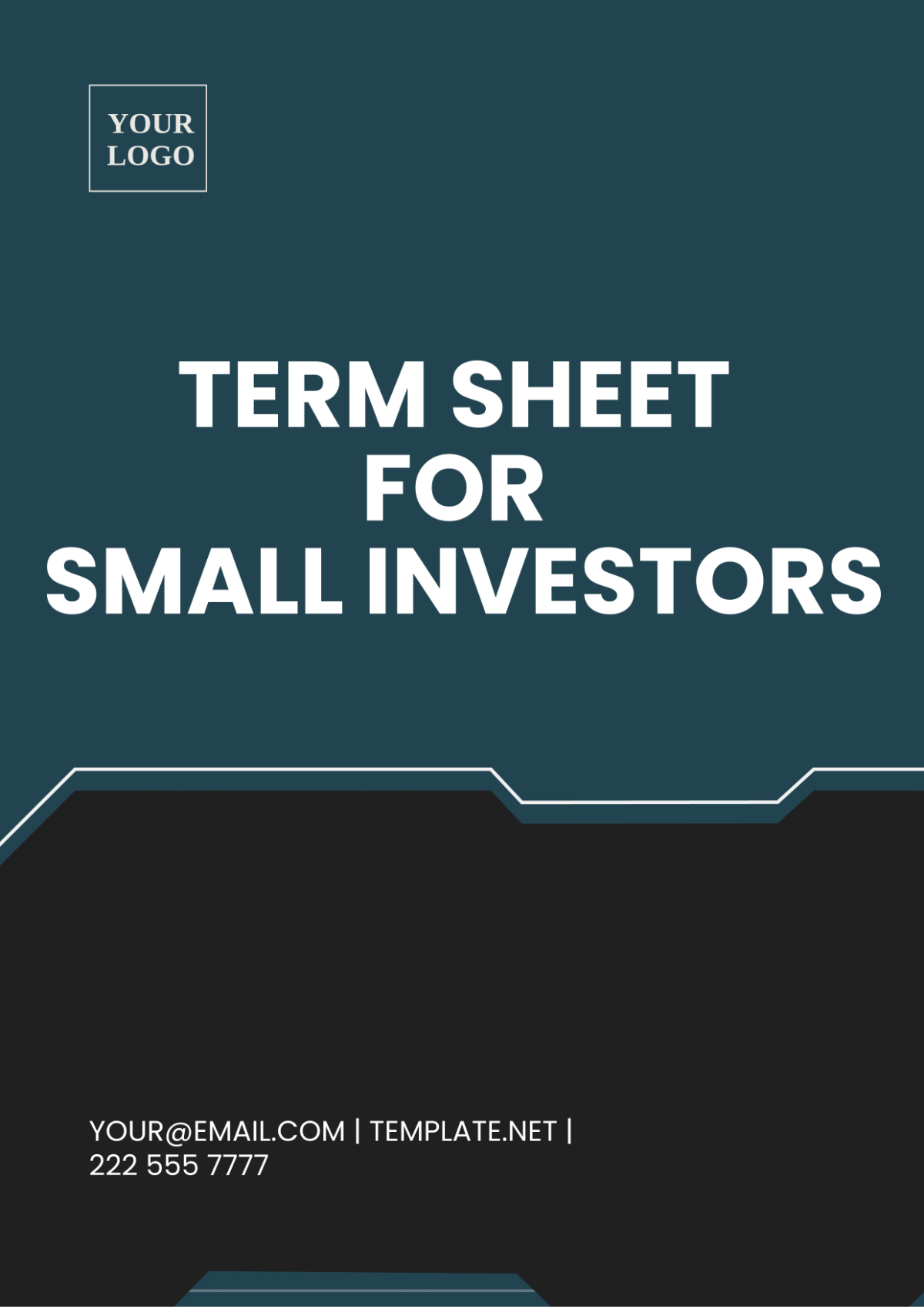 Term Sheet for Small Investors Template - Edit Online & Download