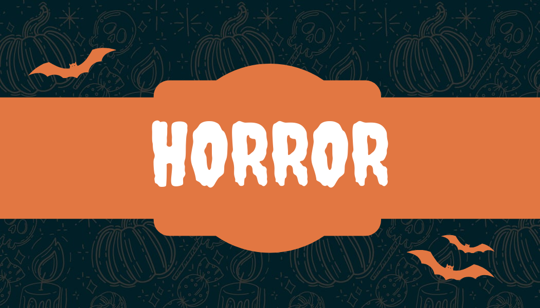 Horror Book Label Template
