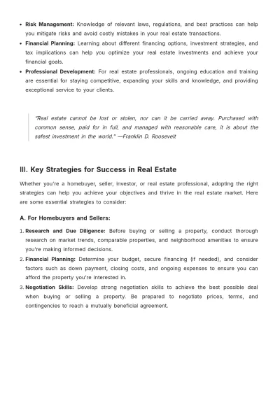Free Real Estate Article Template to Edit Online