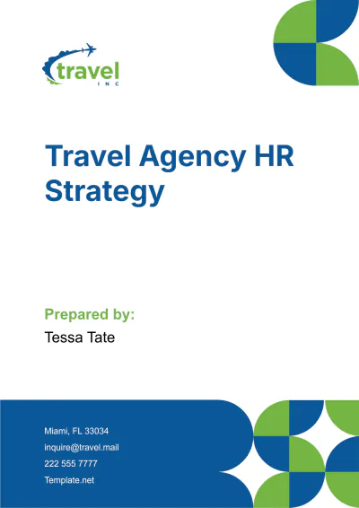 Free Travel Agency HR Strategy Template to Edit Online
