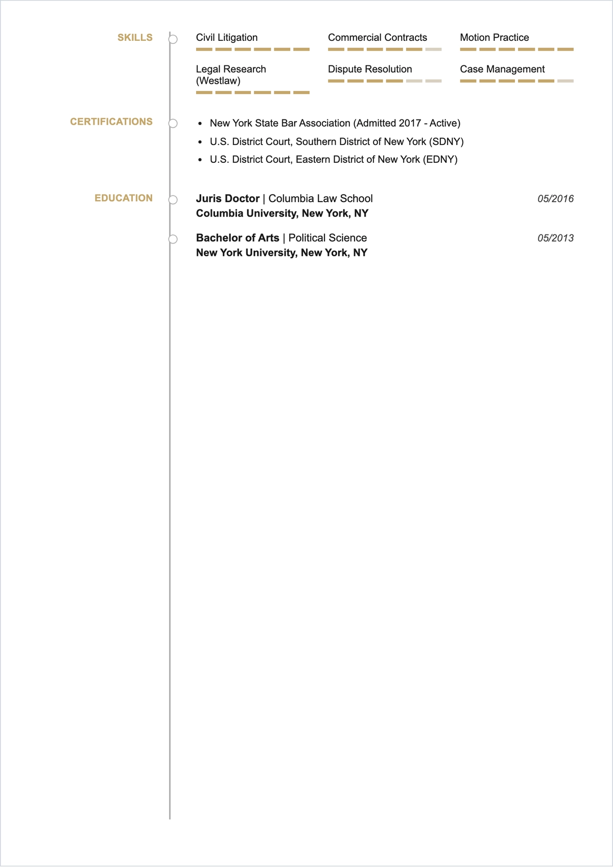 Free Legal ATS Resume Summary Template, AI Resume Builder