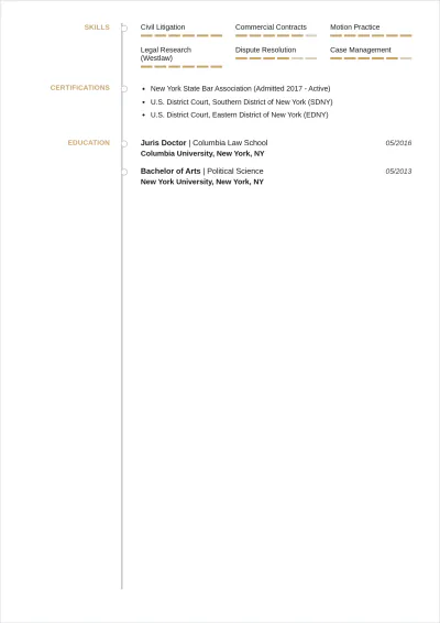 Free Legal ATS Resume Summary Template, AI Resume Builder
