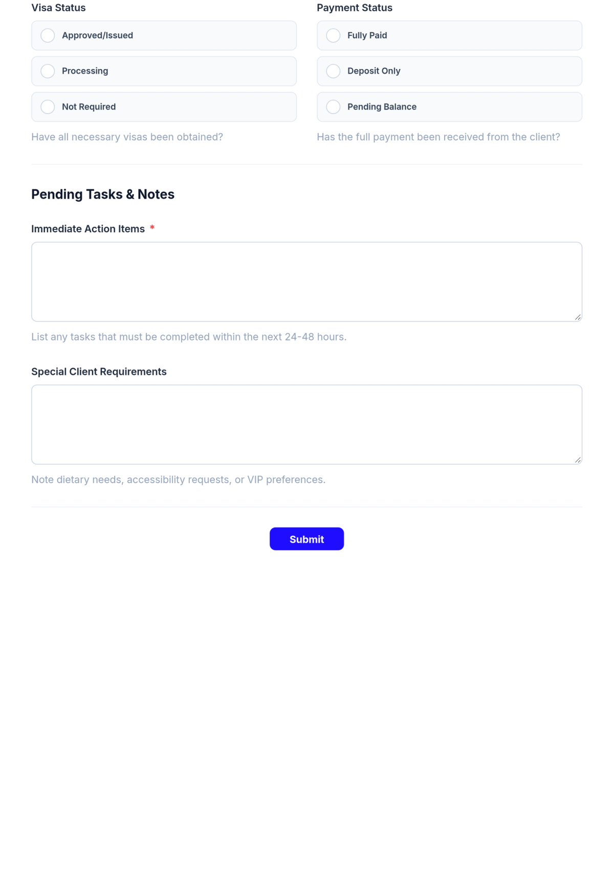 Free Travel Agency Handover Checklist Template & AI Maker Free Travel Agency Handover Checklist Template & AI Maker