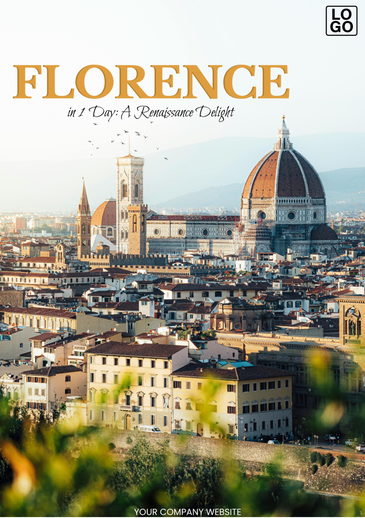 Free 1 Day Florence Itinerary Template