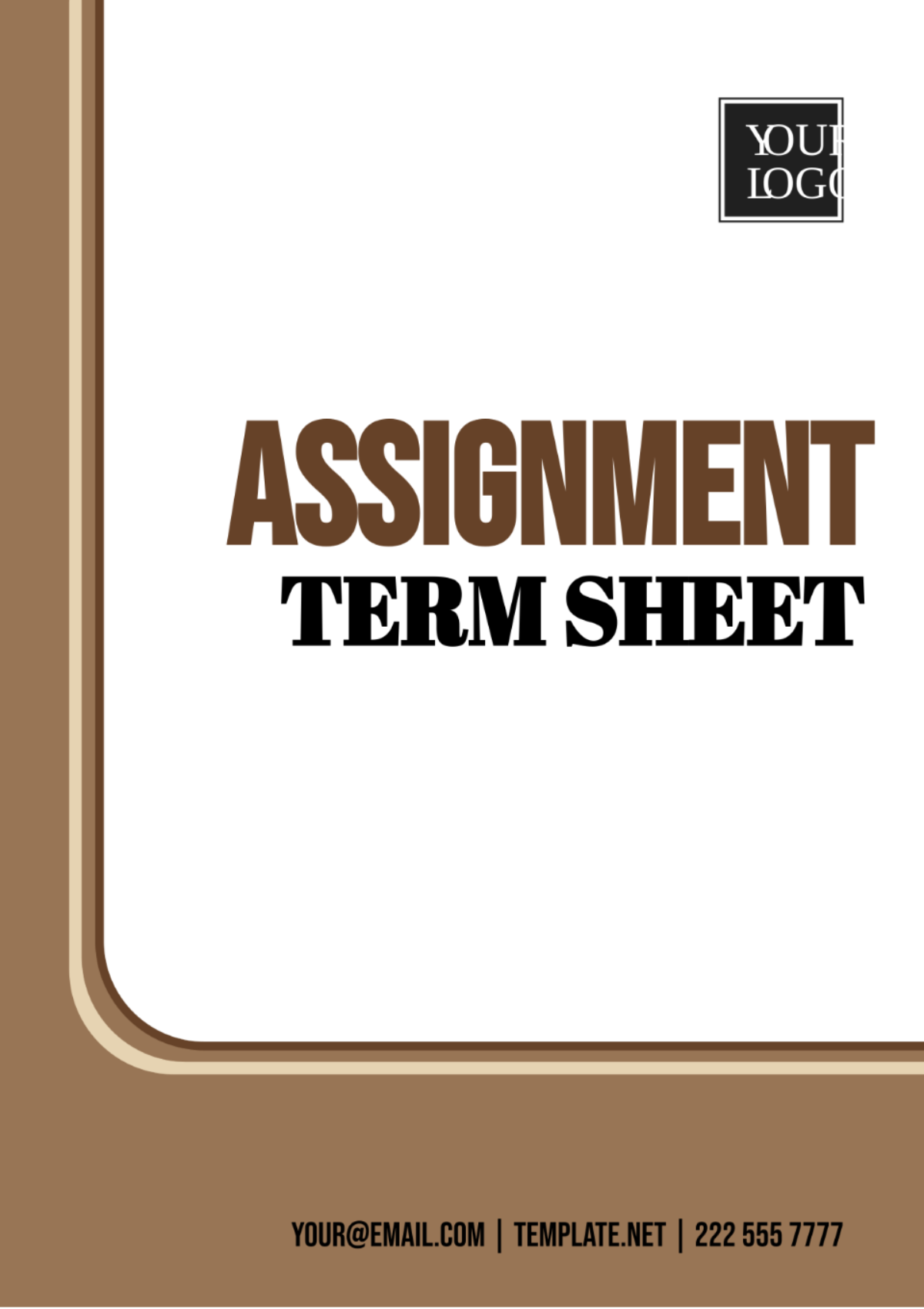 Free Assignment Term Sheet Template