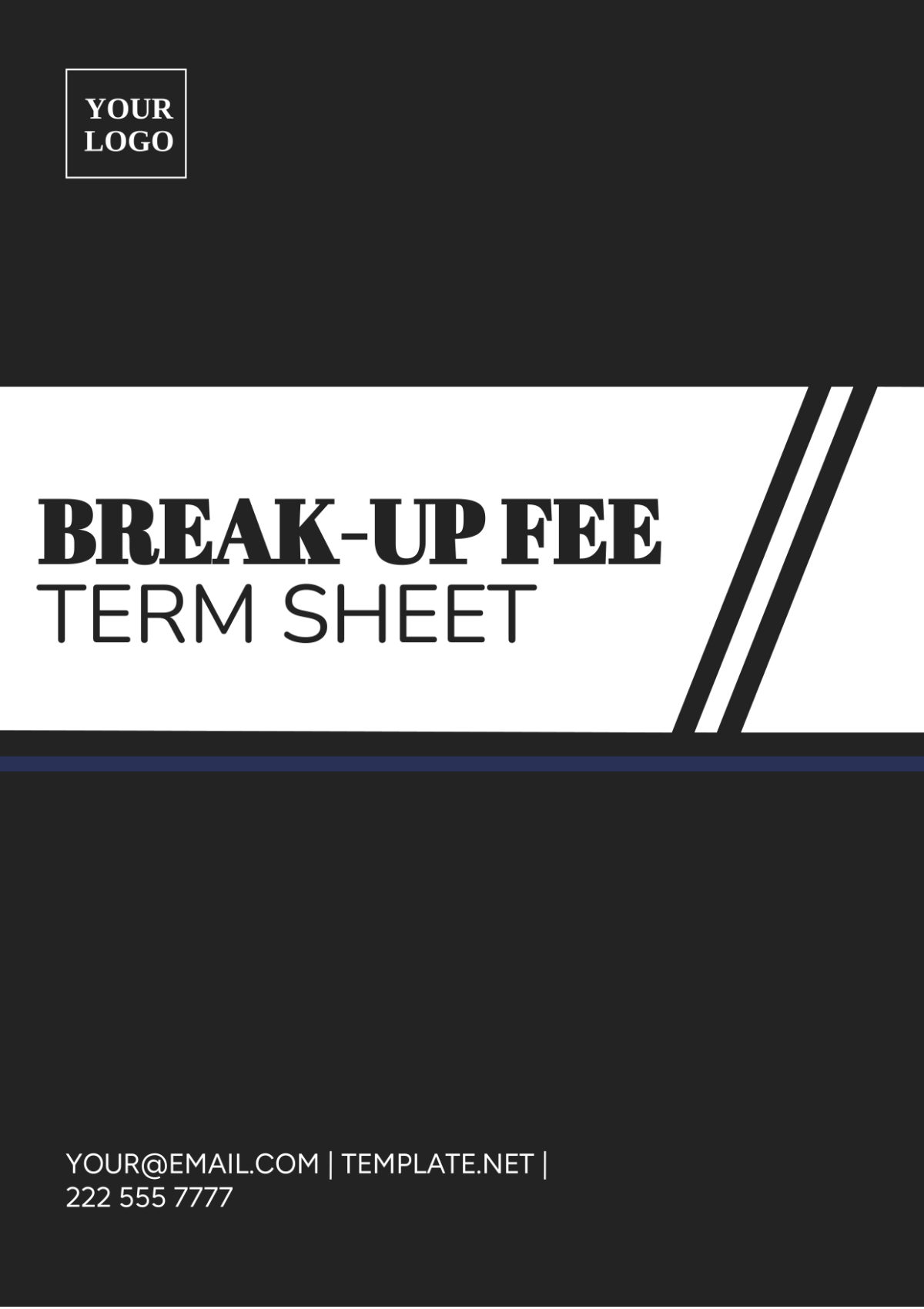 Break-up Fee Term Sheet Template