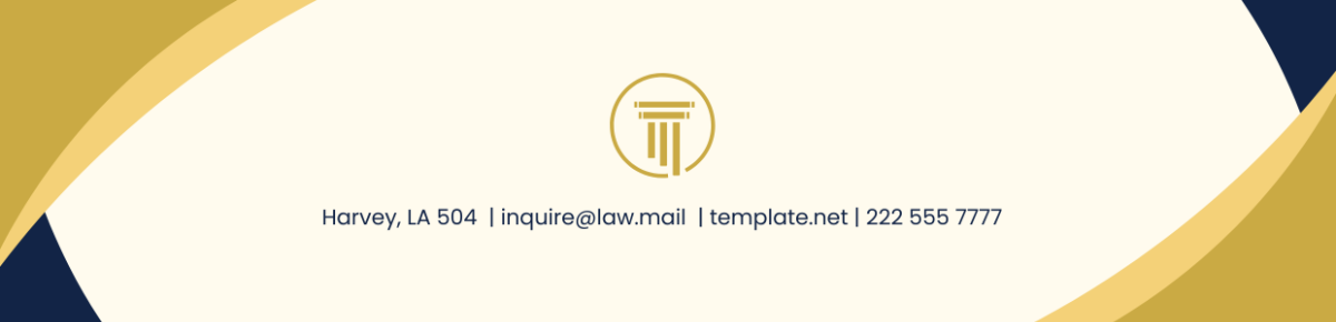 Law Firm Patent & Trademark Header Template