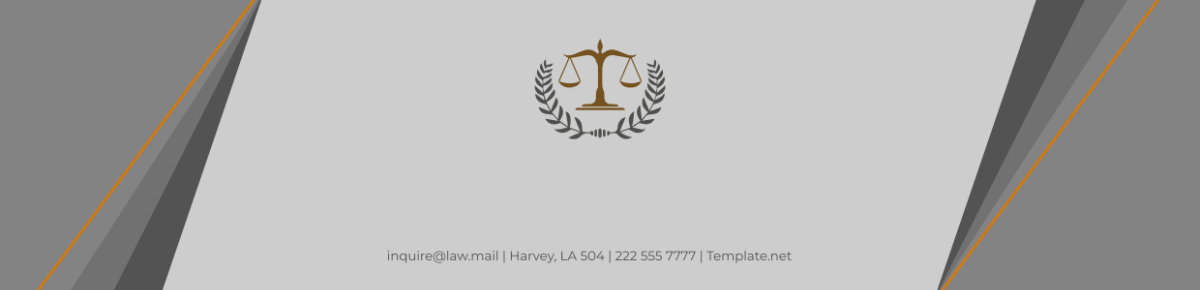 Free Law Firm Intellectual Property Header Template
