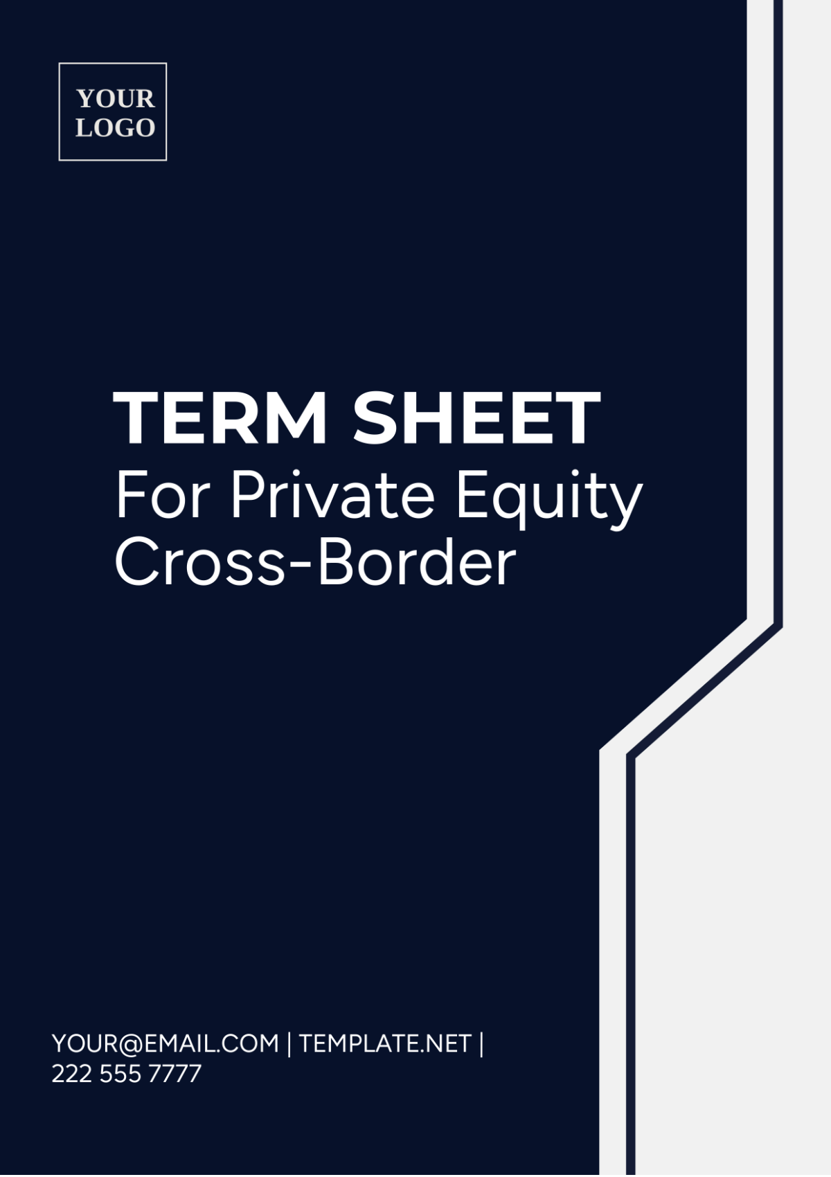 Term Sheet for Private Equity Cross-Border Template