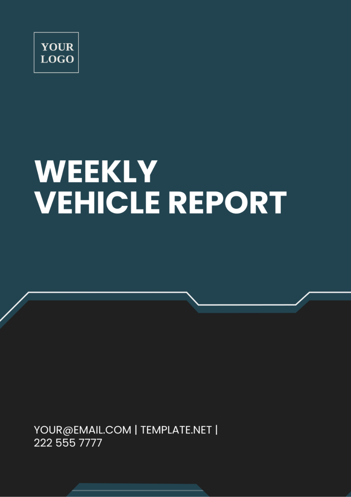 Weekly Vehicle Report Template