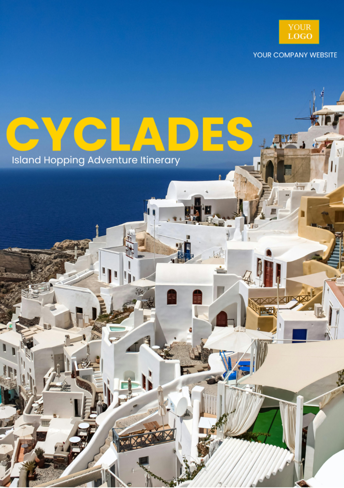 Cyclades Island Hopping Itinerary Template