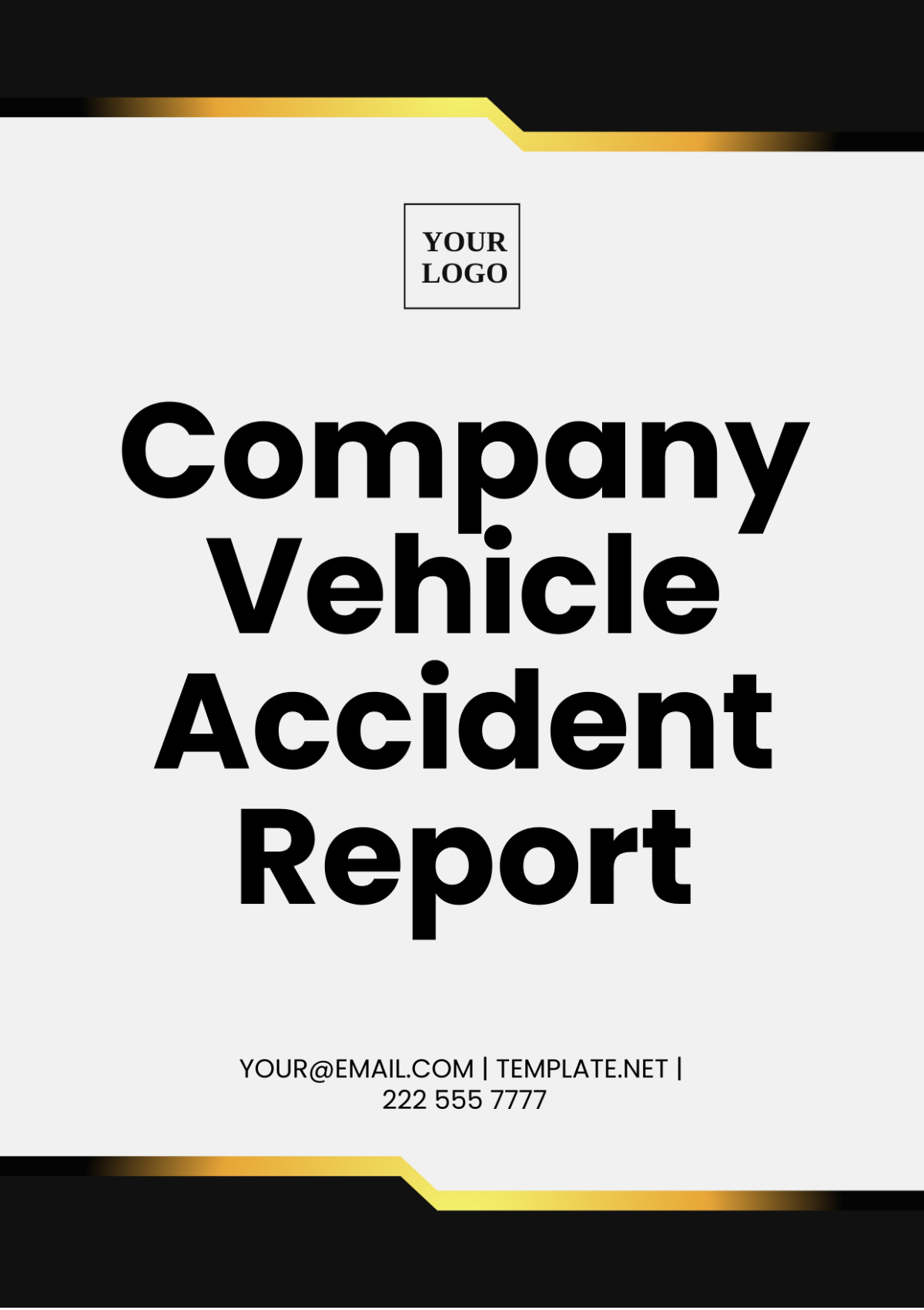 Company Vehicle Accident Report Template Edit Online & Download