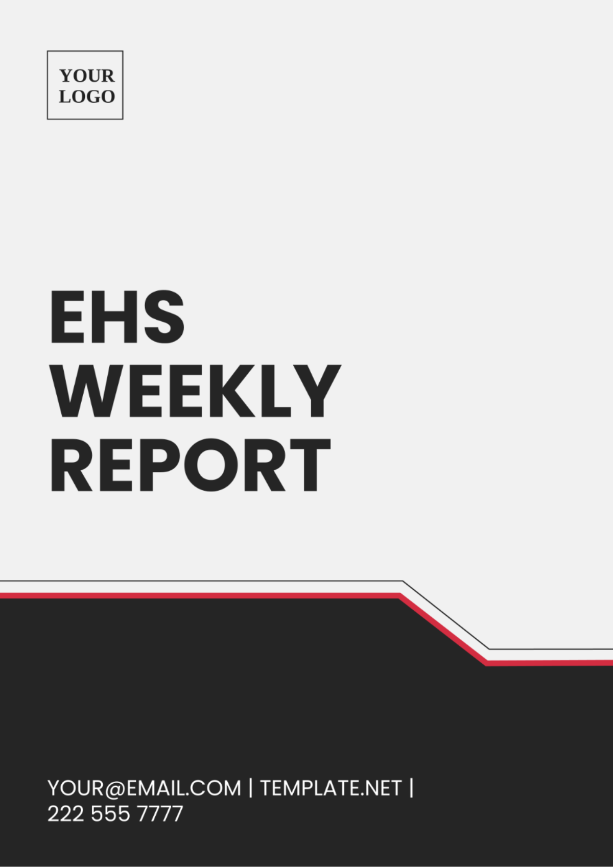 EHS Weekly Report Template